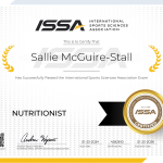 Sallie McGuireStallISSA-Nutritionist-Certification